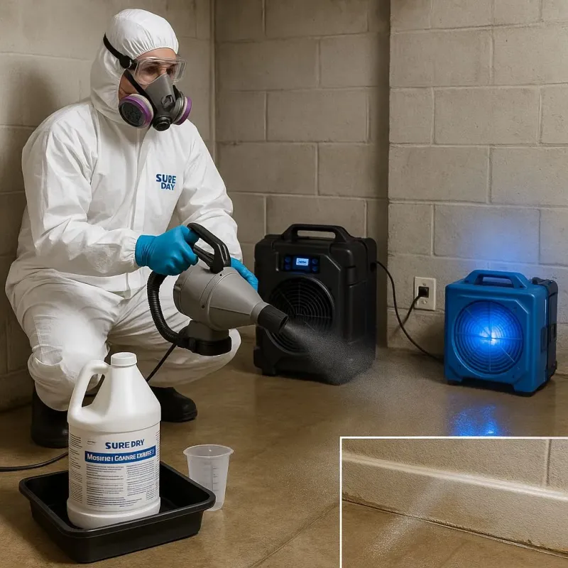 Sanitization and Odor Removal process in Saint James, MD